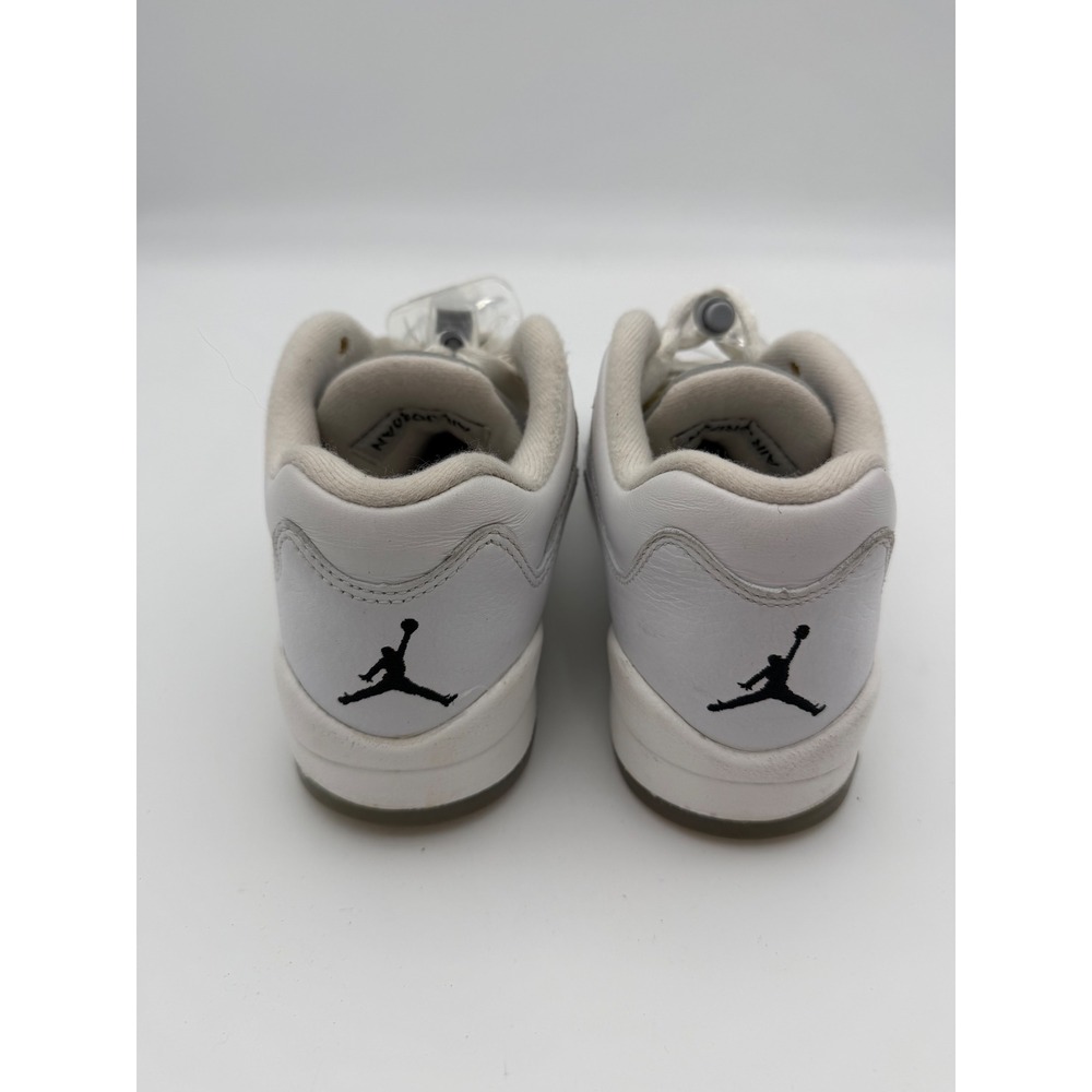 Nike Air Jordan 5 Retro Low Metallic White Silver 819172-122 Mens 5Y No Box - Picture 3 of 7